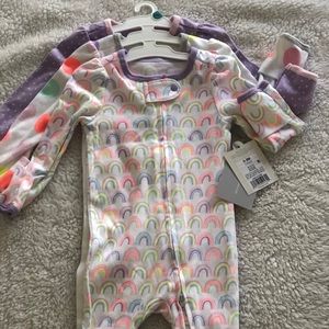 Could Island baby footies - 3 pack